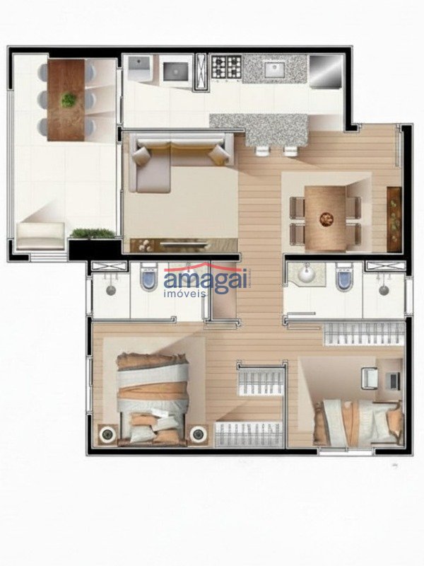 Planta Cidade Jardim - Apartamento Torre A