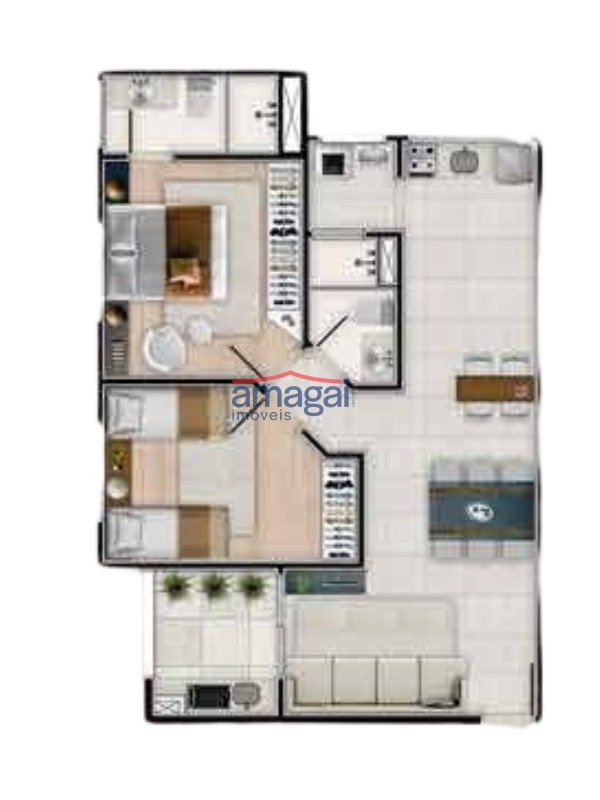 Planta Siete Residence - Torre C - Apartamento Tipo A