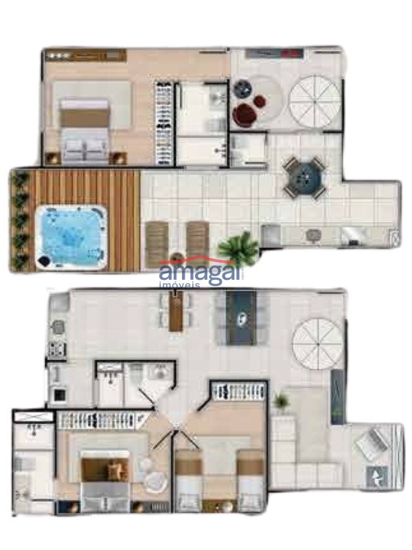 Planta Siete Residence - Torre C - Apartamento Tipo Cobertura 01