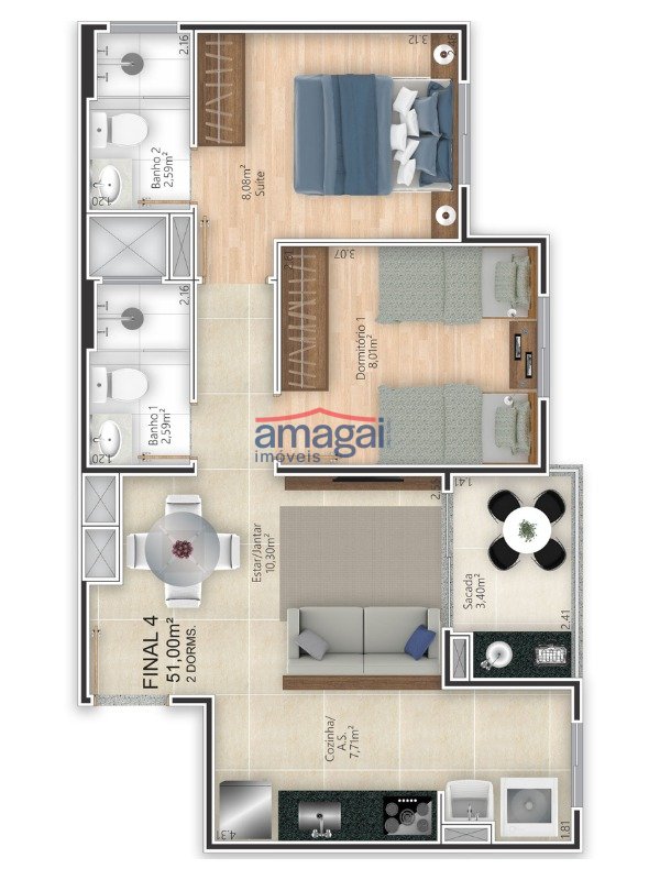 Planta Essential - Apartamento Final 04