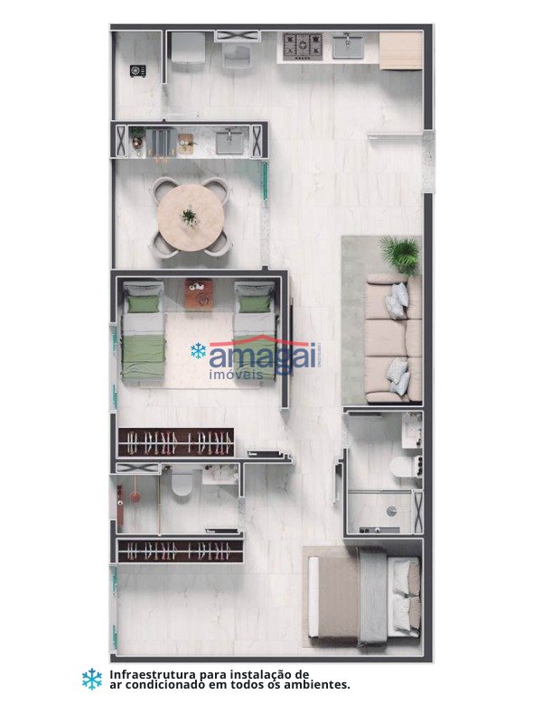 Planta Saint Tropez - Tipo 2 