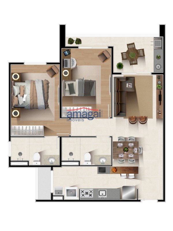 Planta Vision Tower - Apartamento Tipo A
