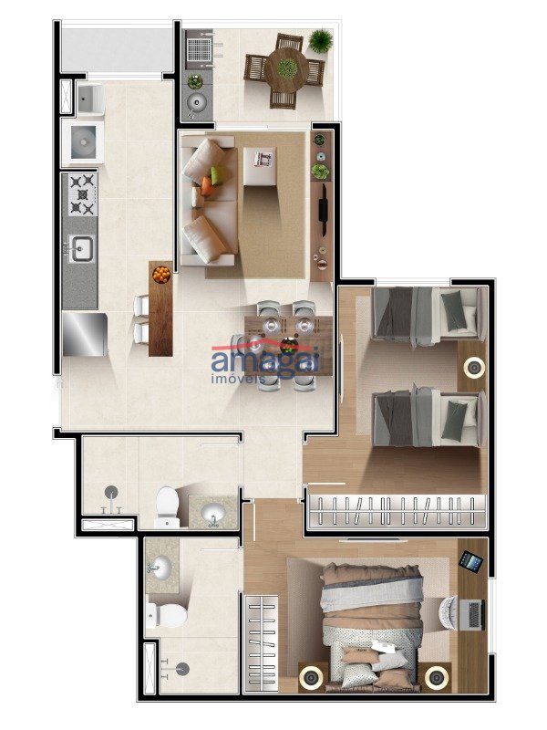 Planta Vision Tower - Apartamento Tipo C