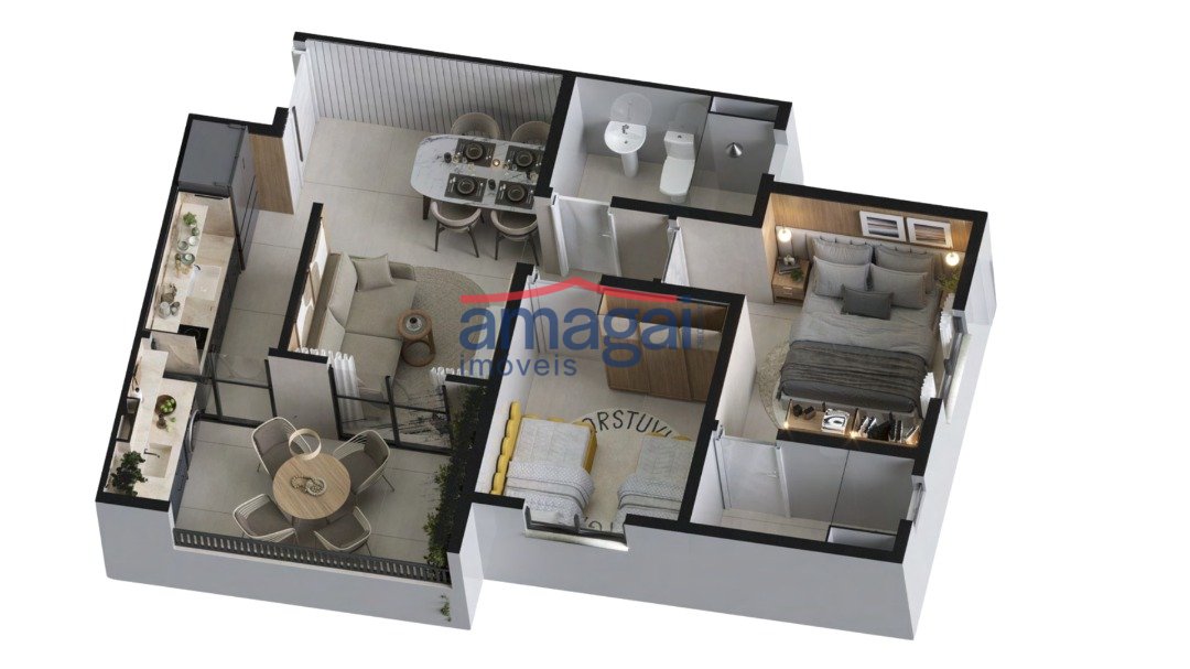 Planta Gran Park Residence - Tipo A