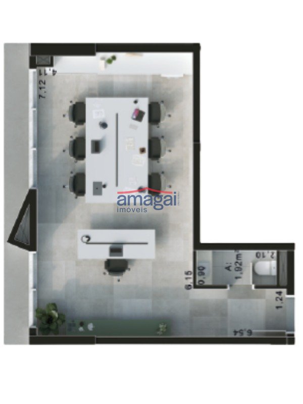 Planta Martim - 41m²