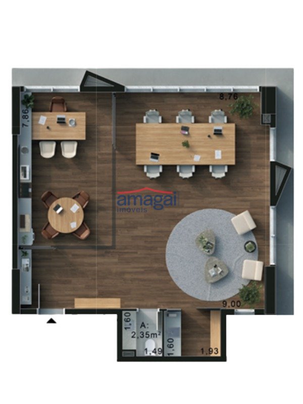 Planta Martim - 88 m²